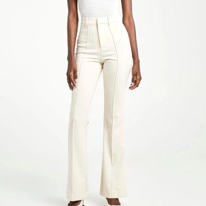 BOA. Wm Wide Leg Suit Trousers Cream-XS